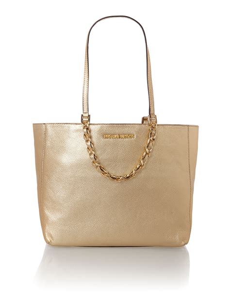 michael kors ladies gold totes